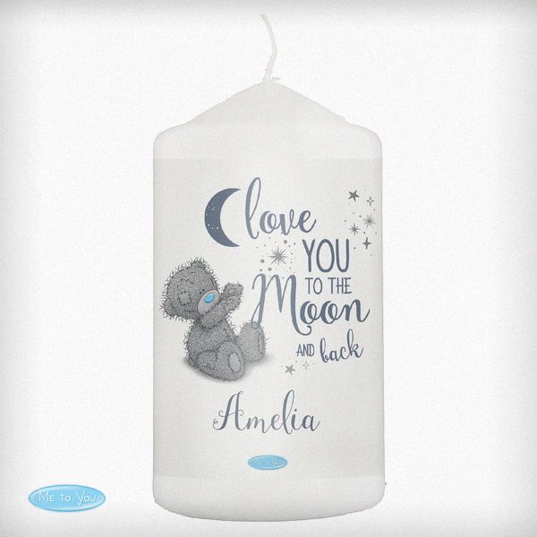 Modal Additional Images for Personalised Me to You 'Love You to the Moon and Back' Pillar Ca