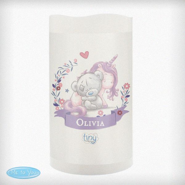 Modal Additional Images for Personalised Tiny Tatty Teddy Unicorn Nightlight LED Candle