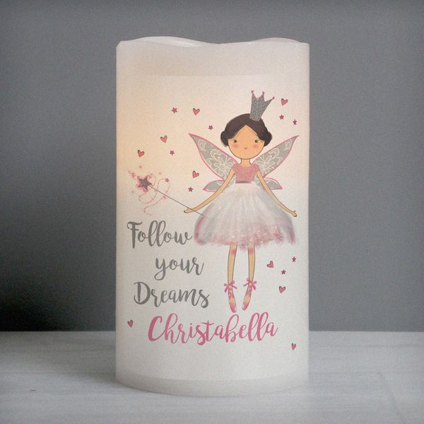 (image for) Personalised Fairy Princess Nightlight LED Candle