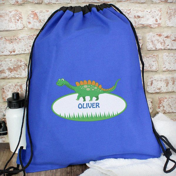 (image for) Personalised Dinosaur Swim & Kit Bag