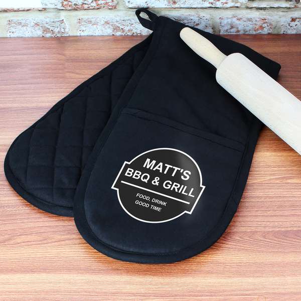 Modal Additional Images for Personalised BBQ & Grill Oven Gloves