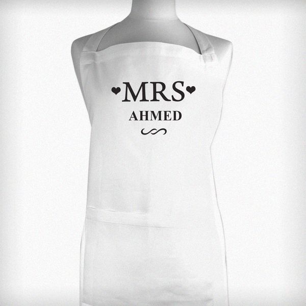 Modal Additional Images for Personalised Mrs White Apron