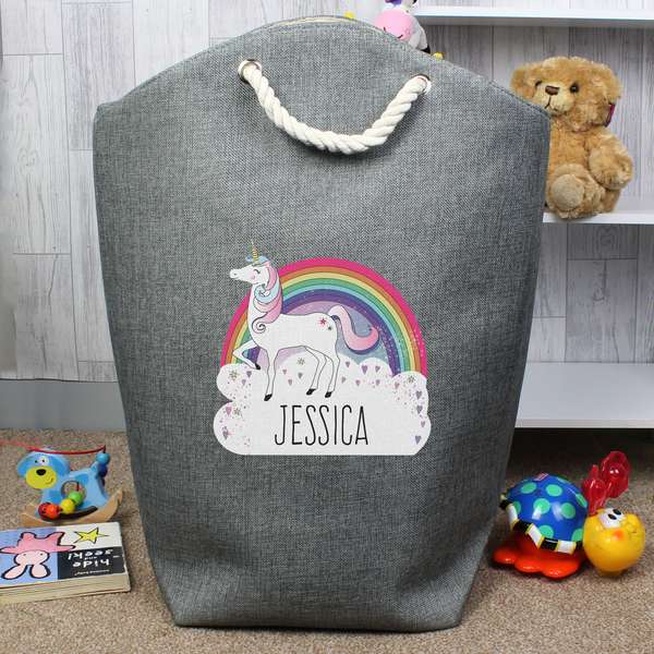 Modal Additional Images for Personalised Unicorn Storage Bag