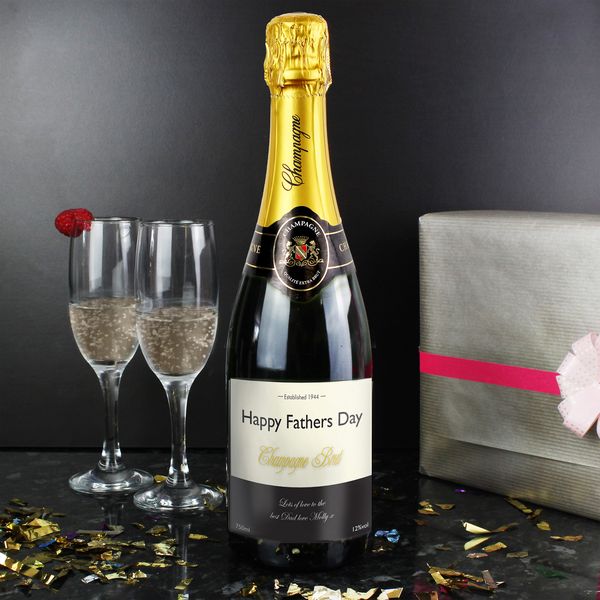 (image for) Personalised Established Label Champagne Bottle