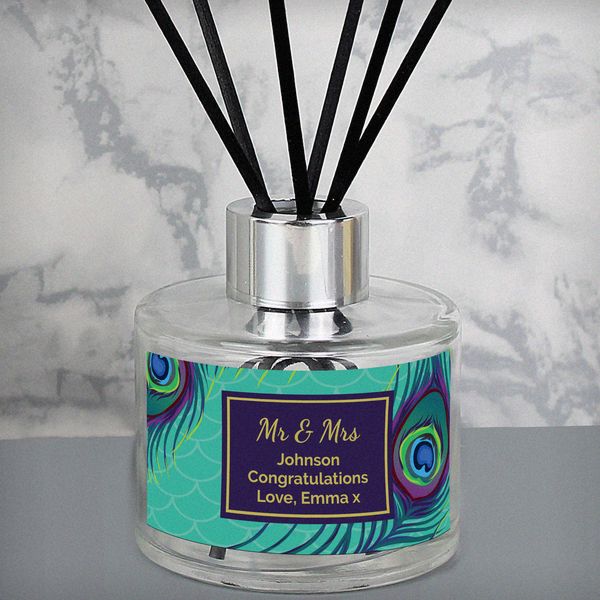 (image for) Personalised Peacock Reed Diffuser