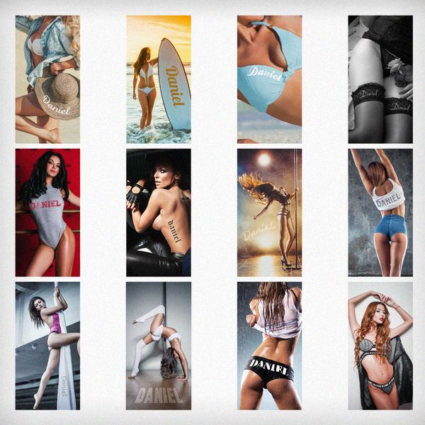 Modal Additional Images for Personalised Hot Chicks Desk Calendar