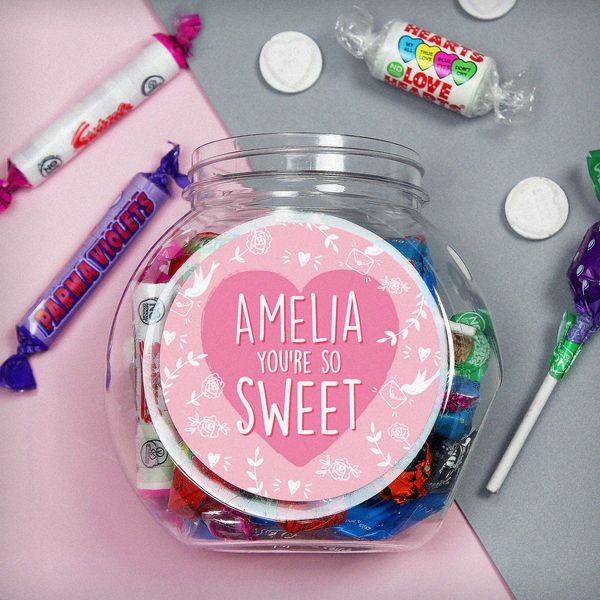 Modal Additional Images for Personalised You're So Sweet, Sweet Jar