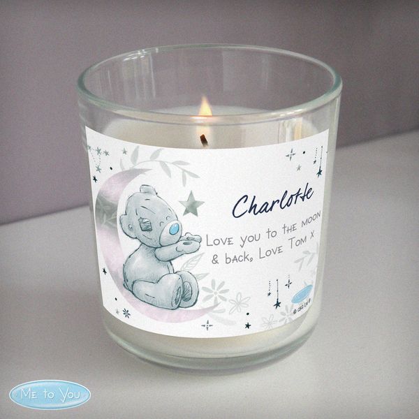 Modal Additional Images for Personalised Moon & Stars Me To You Scented Jar Candle