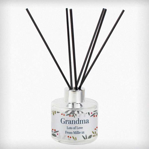 Modal Additional Images for Personalised Festive Christmas Reed Diffuser