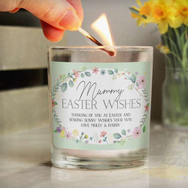 (image for) Personalised Springtime Jar Candle