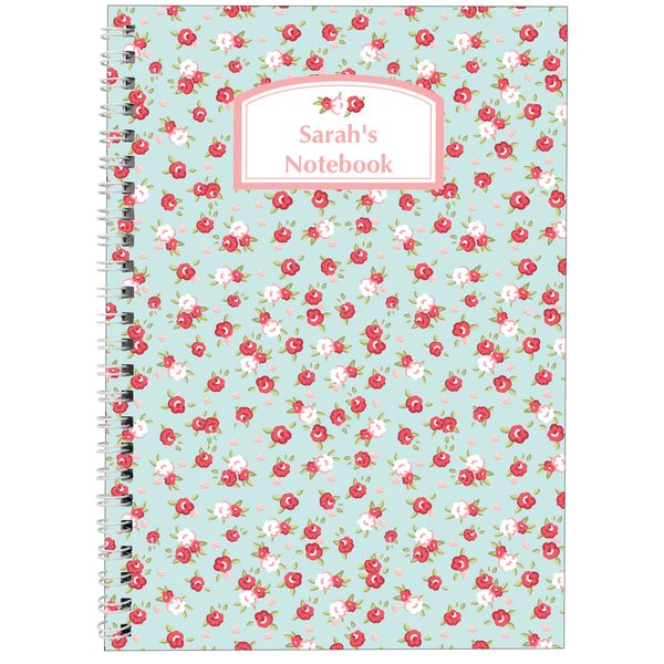 Modal Additional Images for Personalised Vintage Floral A5 Notebook