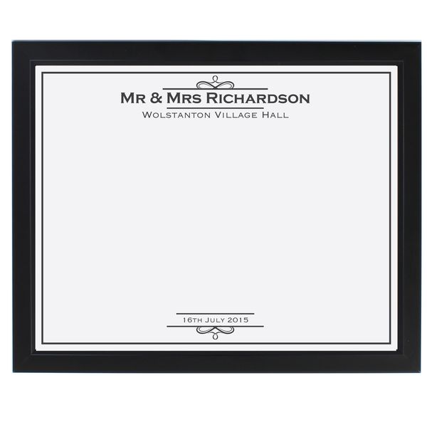 (image for) Personalised Occasion Guest Book Frame