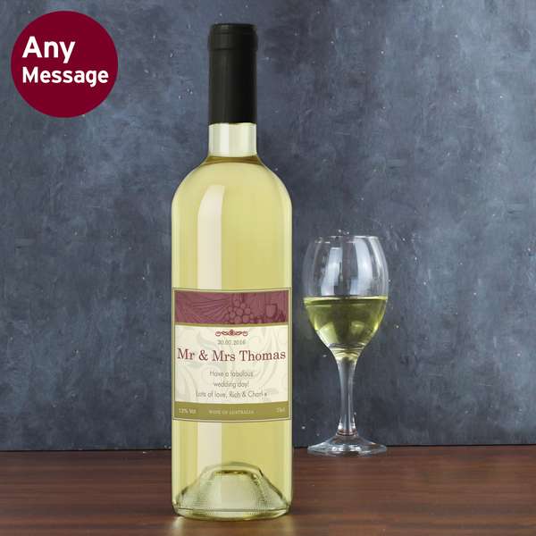 (image for) Personalised Traditional White Wine