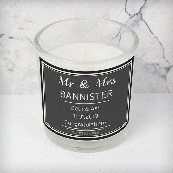 (image for) Personalised Classic Scented Jar Candle