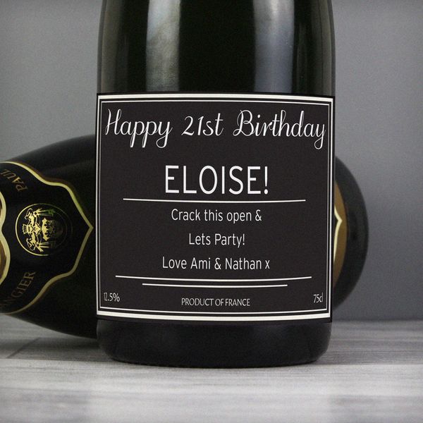 (image for) Personalised Classic Champagne