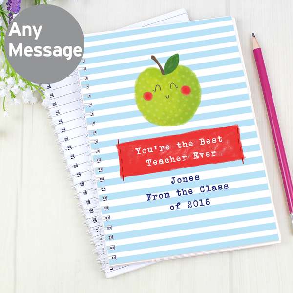 (image for) Personalised Happy Apple A5 Notebook