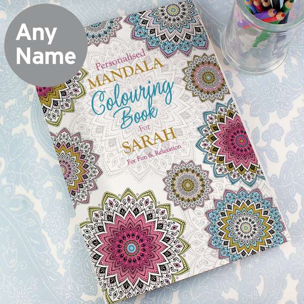 (image for) Personalised Mandala Colouring Book