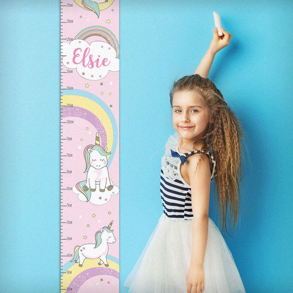 (image for) Personalised Baby Unicorn Height Chart