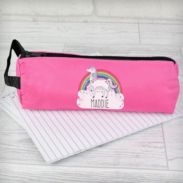 (image for) Personalised Unicorn Pink Pencil Case