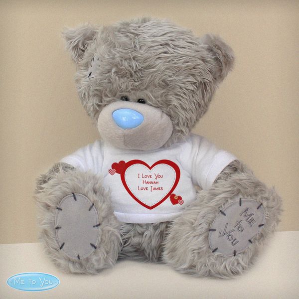 Modal Additional Images for Personalised Me to You Bear with Hearts T-Shirt