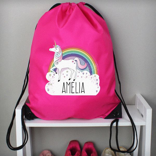 (image for) Personalised Unicorn Pink Kit Bag