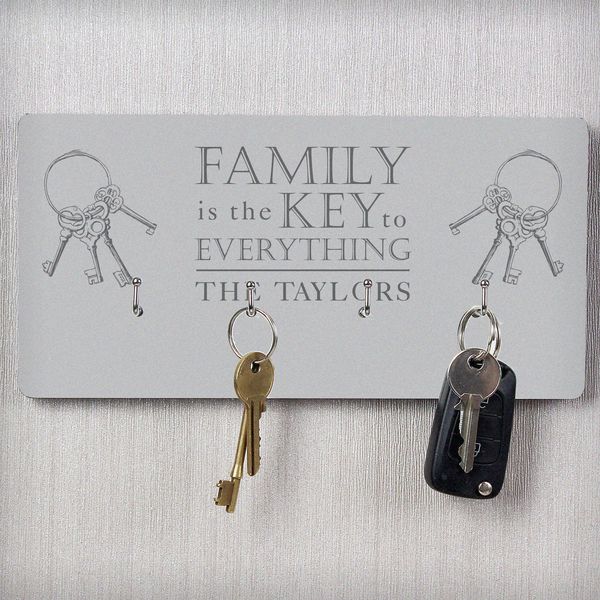 (image for) Personalised Family Key Hooks