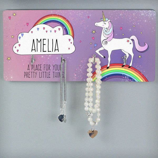 (image for) Personalised Unicorn Jewellery Hooks