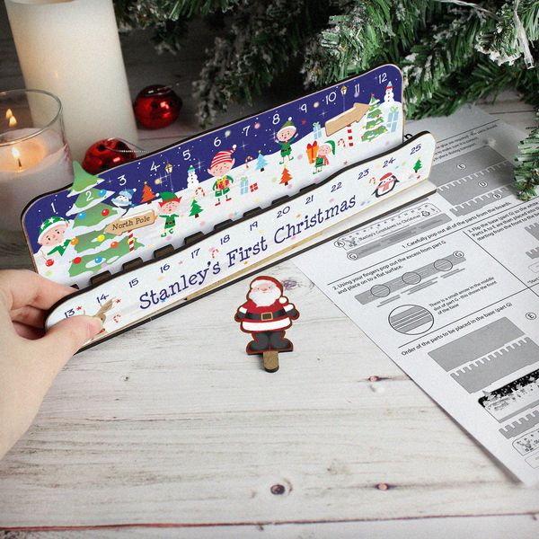 Modal Additional Images for Personalised Make Your Own Santa Christmas Advent Countdown Kit