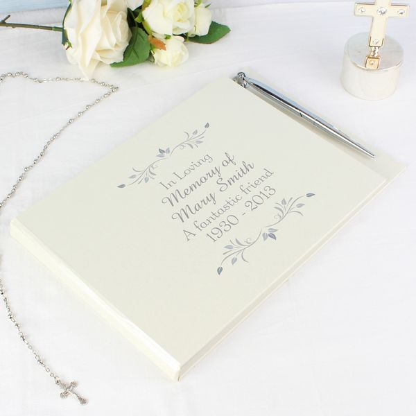 (image for) Personalised Sentiments Guest Book & Pen