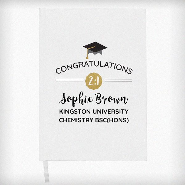 Modal Additional Images for Personalised Graduation Hardback A5 Notebook