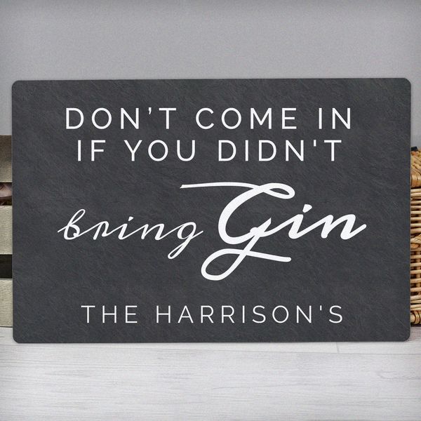 Modal Additional Images for Personalised Gin Metal Sign