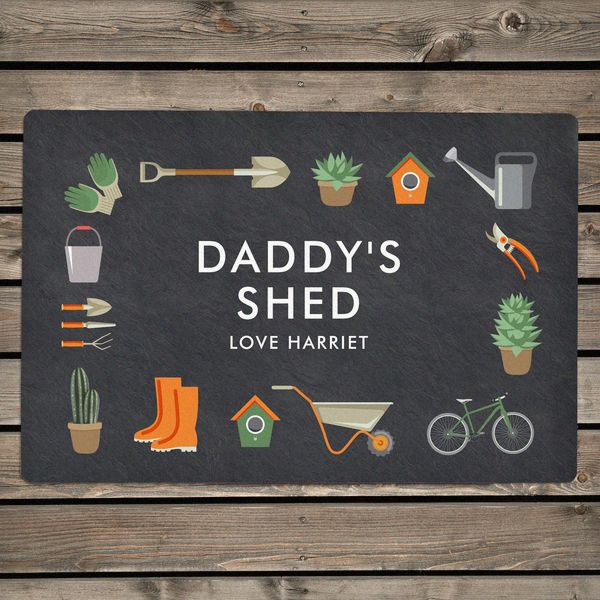 (image for) Personalised Gardening Metal Sign