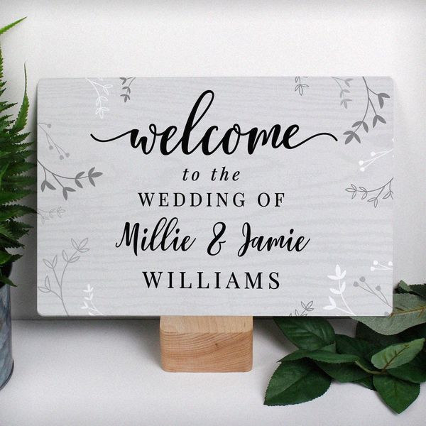 (image for) Personalised Welcome Metal Sign