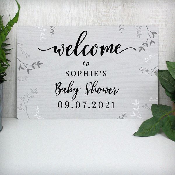 Modal Additional Images for Personalised Welcome Metal Sign