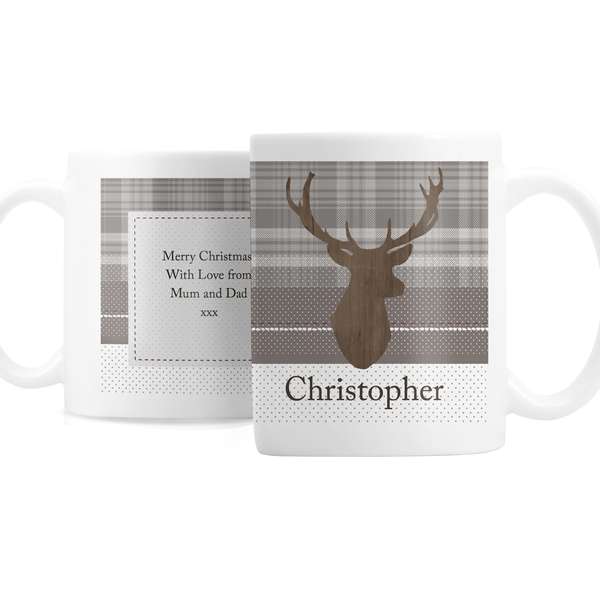 Modal Additional Images for Personalised Highland Stag Mug