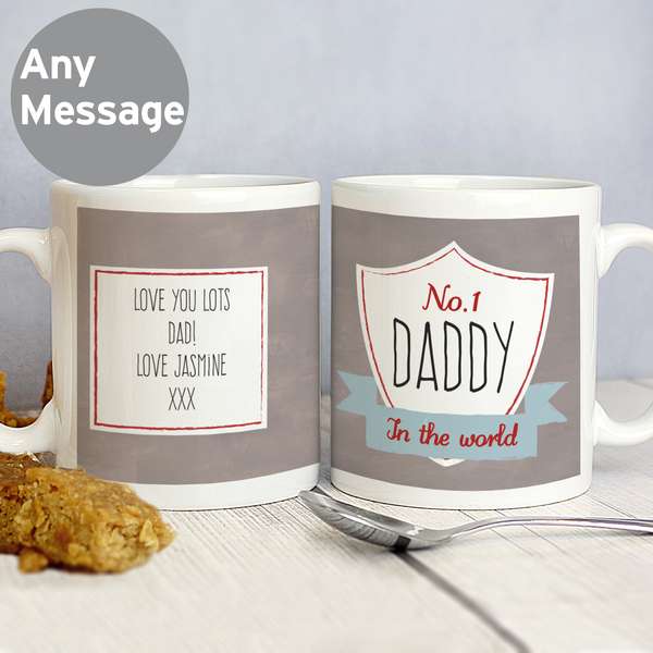 (image for) Personalised No.1 Shield Mug