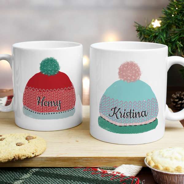 (image for) Personalised Woolly Hats Mug Set