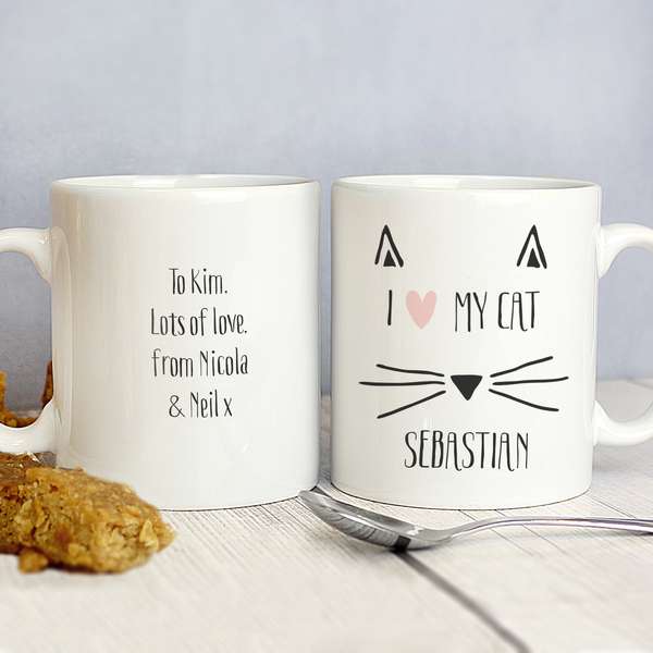 (image for) Personalised Cat Features Mug