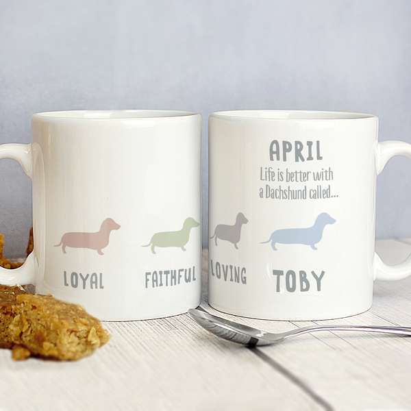 (image for) Personalised Dachshund Dog Breed Mug