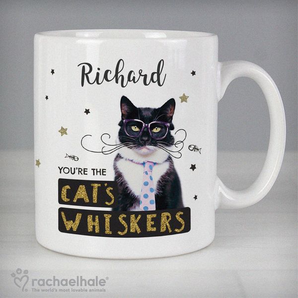 Modal Additional Images for Personalised Rachael Hale 'You're the Cat's Whiskers' Mug