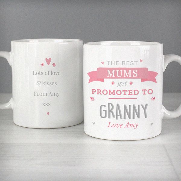 (image for) Personalised Pink Promoted To Mug