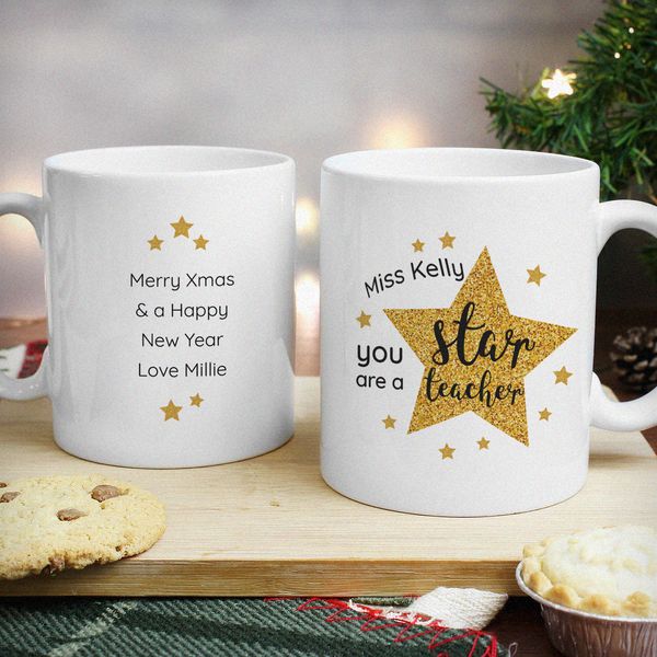 (image for) Personalised Star Teacher's Mug