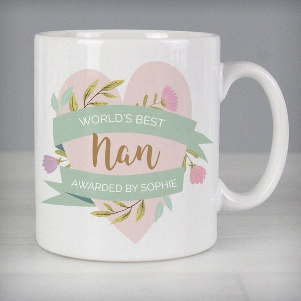 Modal Additional Images for Personalised Floral Mother's Day Mug