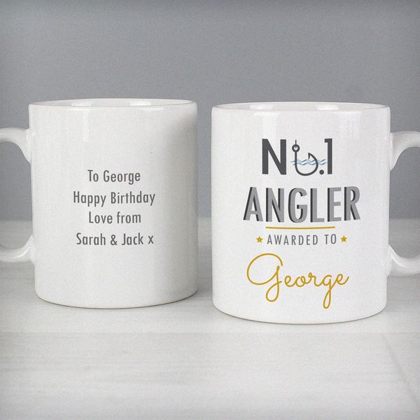 Modal Additional Images for Personalised No.1 Angler Mug