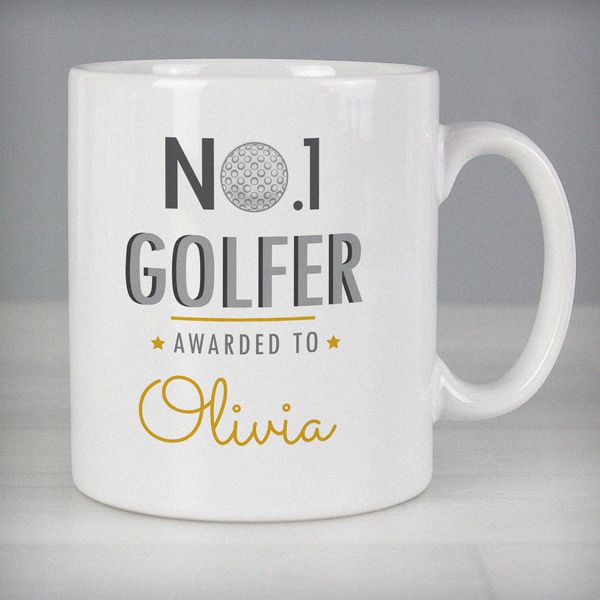 Modal Additional Images for Personalised No.1 Golfer Mug