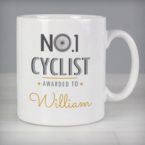 (image for) Personalised No.1 Cyclist Mug