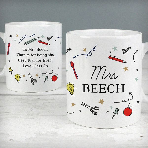 (image for) Personalised School Teachers Mug