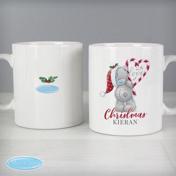 Modal Additional Images for Personalised Me To You 'With Love At Christmas' Couples Mug Set