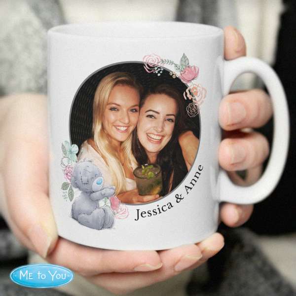 Modal Additional Images for Personalised Me To You Floral Photo Upload Mug