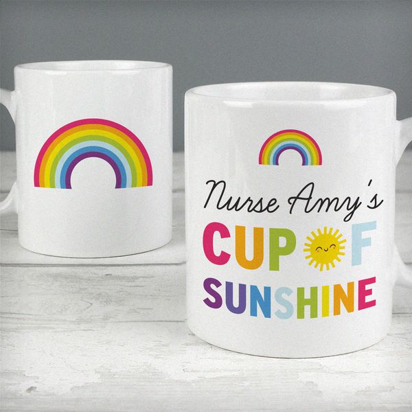 (image for) Personalised Rainbow Cup of Sunshine Mug